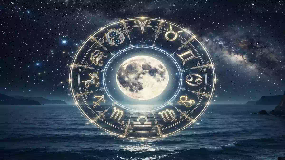Luna dello Storione 2026 che illumina il cielo notturno, simbolo dei cambiamenti astrologici per sette segni zodiacali