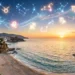 Grafica illustrativa per l'oroscopo settimanale di Paolo Fox dal 9 al 15 agosto 2026 con i simboli dello zodiaco e tema estivo.