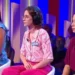 Le Pappardelle, trio di campionesse di Reazione a Catena, sorridenti nello studio Rai con il montepremi vinto