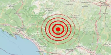 Terremoto in Toscana magnitudo 3.2, epicentro e dati ufficiali INGV sulla scossa