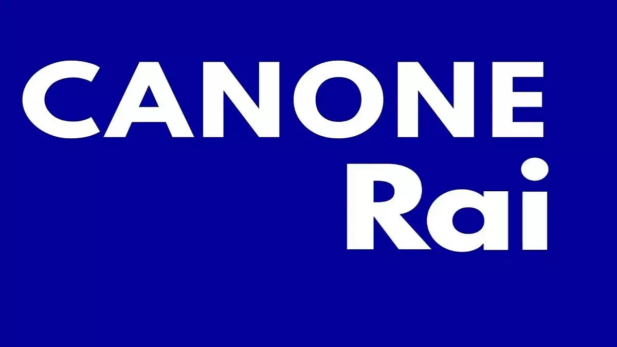Canone Rai su sfondo blu con scritta bianca in primo piano, immagine rappresentativa del dibattito sul possibile taglio dell'abbonamento televisivo e delle novità previste dalla riforma Rai.