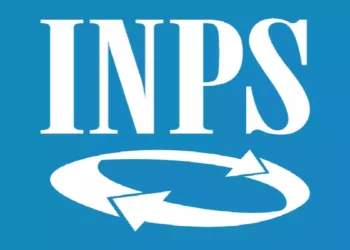 Logo INPS su sfondo blu, simbolo ufficiale dell'Istituto Nazionale della Previdenza Sociale, riferimento a pensioni, assegni previdenziali, cedolino pensione e pagamenti INPS 2026.