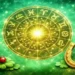 Oroscopo settembre 2026, classifica dei segni più fortunati tra lavoro e successi, grafica zodiacale con ruota astrologica luminosa su sfondo celeste,