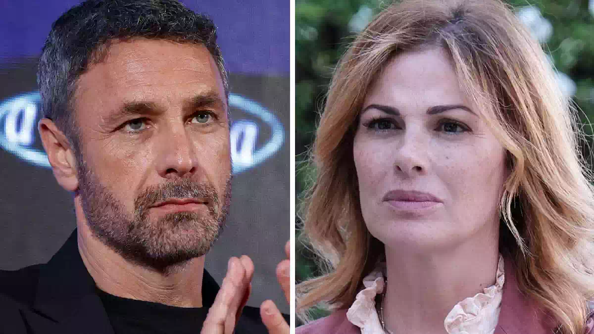 Raoul Bova e una protagonista femminile della fiction Tutto l’amore che resta in un collage promozionale. L’immagine affianca due primi piani dei protagonisti della serie Rai1 al centro della sfida Auditel con Zelig 30 negli ascolti tv del 6 ottobre 2026