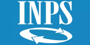 Logo INPS su sfondo blu con simbolo circolare delle frecce, immagine utilizzata per le notizie su pensioni INPS, pagamenti di novembre 2026, calendario accrediti e aggiornamenti per pensionati
