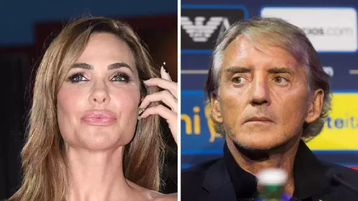 Confronto televisivo tra Rai1 e Canale 5: immagine di una concorrente del Grande Fratello Vip accanto al commissario tecnico della Nazionale italiana durante la serata degli ascolti tv del 2 ottobre
