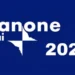 Immagine su sfondo blu con la scritta in bianco 'canone Rai 2027' e il logo della Rai stilizzato